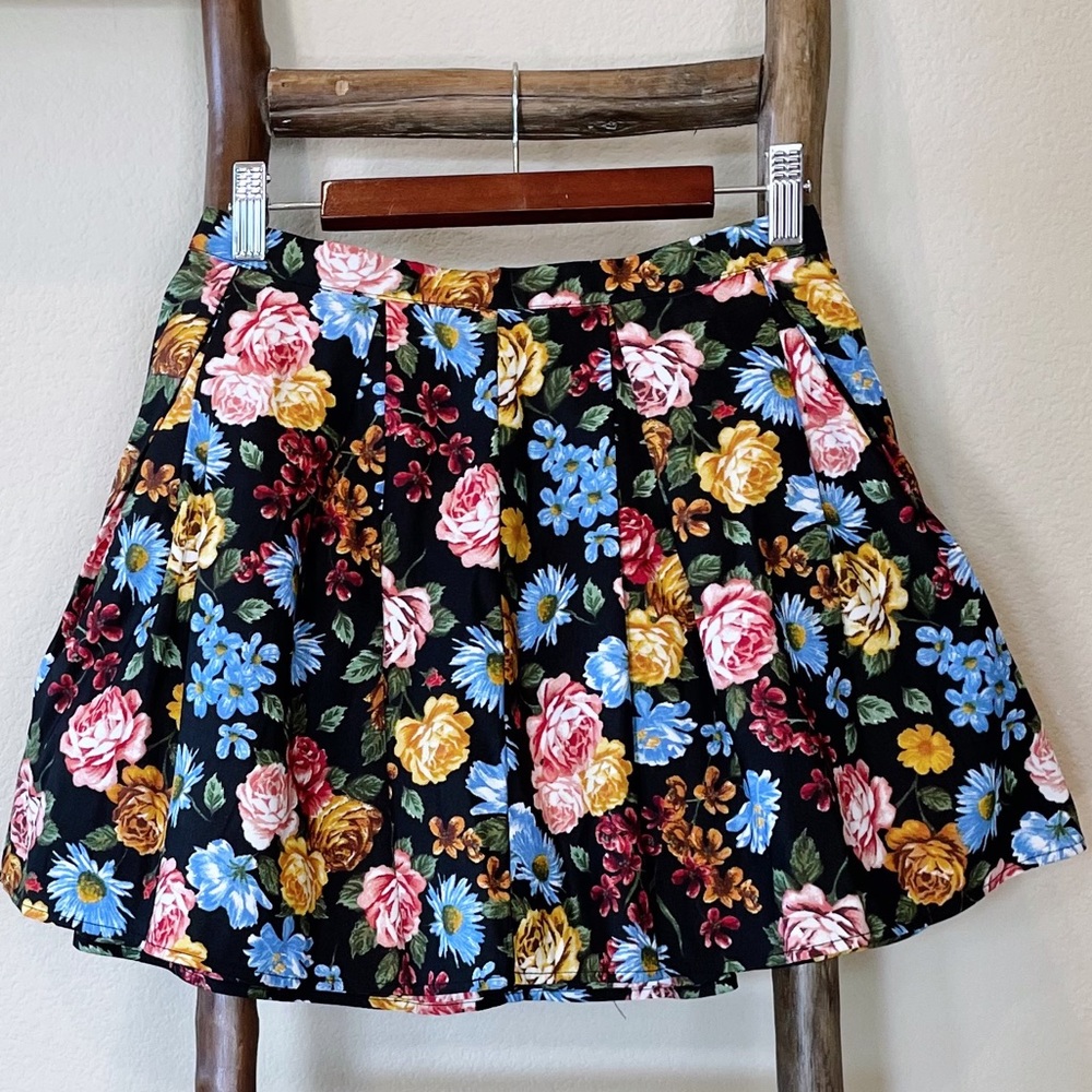 Floral Skater Skirt